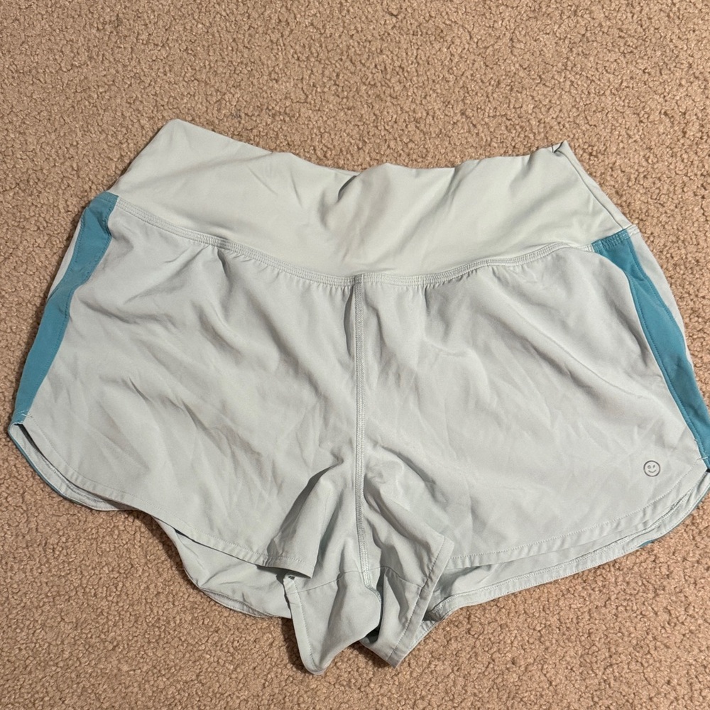 Gilly Hicks Light Gray and Blue Athletic Shorts XL